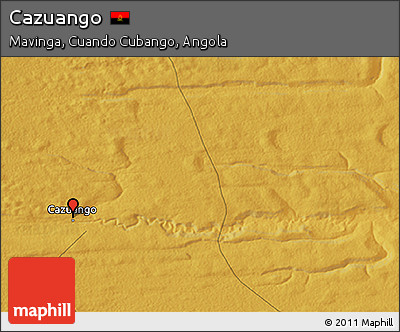 Physical 3D Map of Cazuango