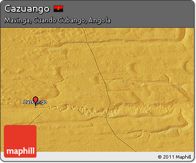 Physical 3D Map of Cazuango