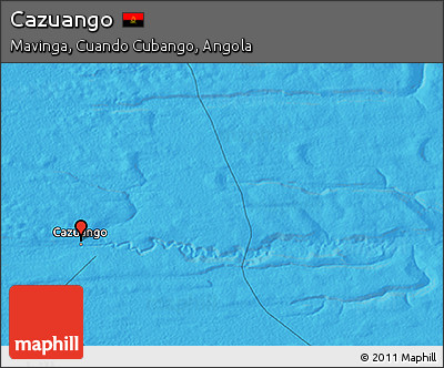 Political 3D Map of Cazuango