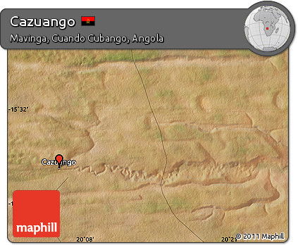 Satellite Map of Cazuango