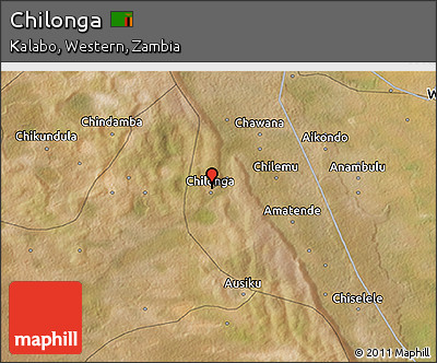 Satellite 3D Map of Chilonga