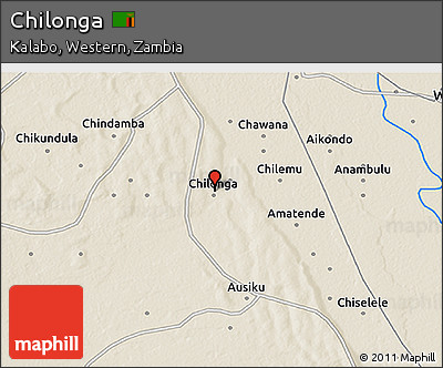 Shaded Relief 3D Map of Chilonga