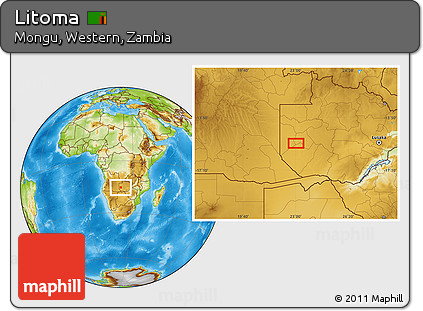 Physical Location Map of Litoma