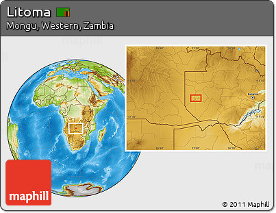 Physical Location Map of Litoma