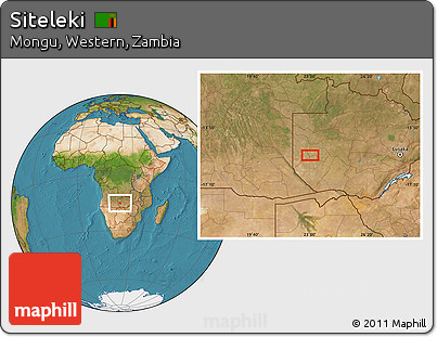 Satellite Location Map of Siteleki