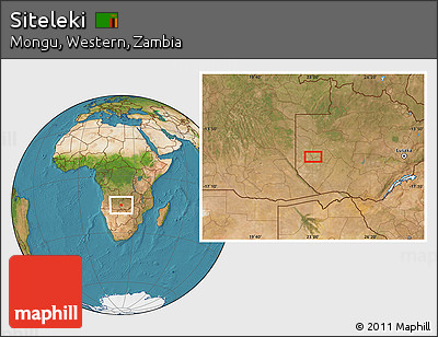 Satellite Location Map of Siteleki