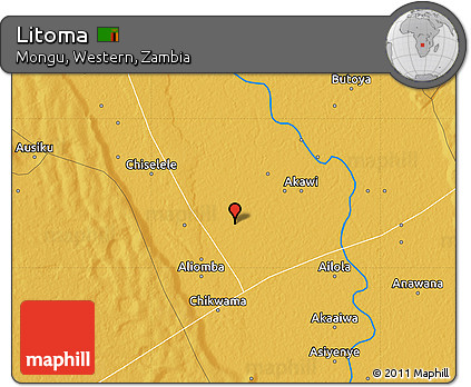 Physical Map of Litoma