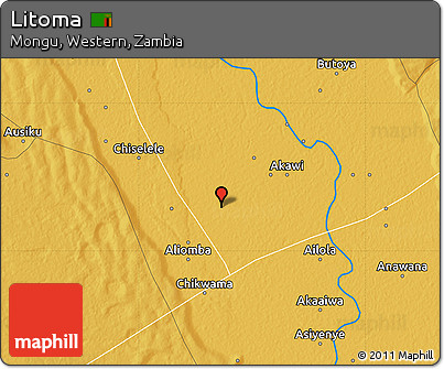 Physical Map of Litoma