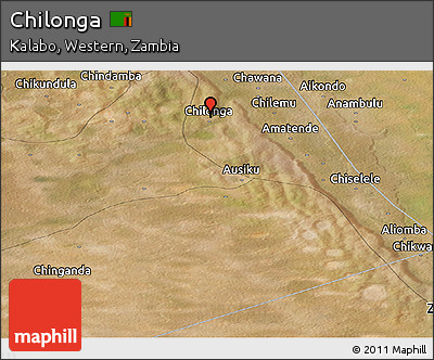 Satellite Panoramic Map of Chilonga