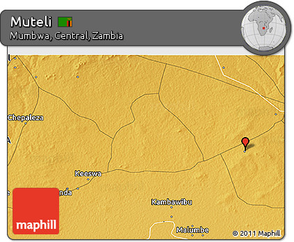 Physical 3D Map of Muteli