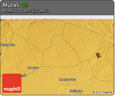 Physical 3D Map of Muteli