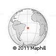 Outline Map of the Area around 15° 27' 46" S, 27° 58' 30" W, rectangular outline