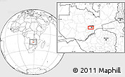 Blank Location Map of Balmoral