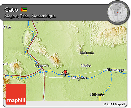 Physical 3D Map of Gato