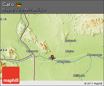 Physical 3D Map of Gato