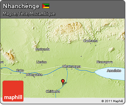 Physical 3D Map of Nhanchênge