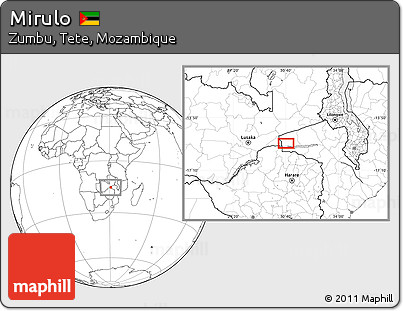 Blank Location Map of Mirulo