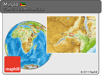 Physical Location Map of Mirulo