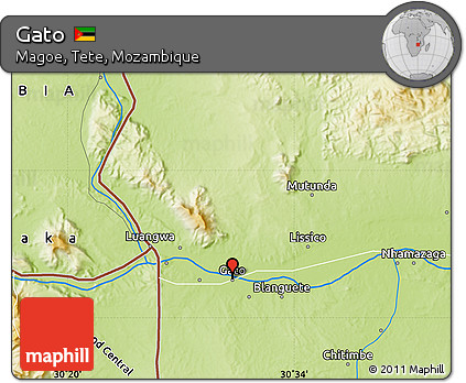 Physical Map of Gato