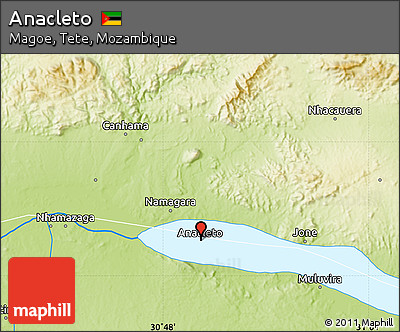 Physical Map of Anacleto