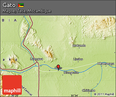 Physical Map of Gato