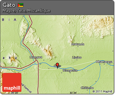 Physical Map of Gato