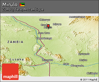 Physical Panoramic Map of Mirulo