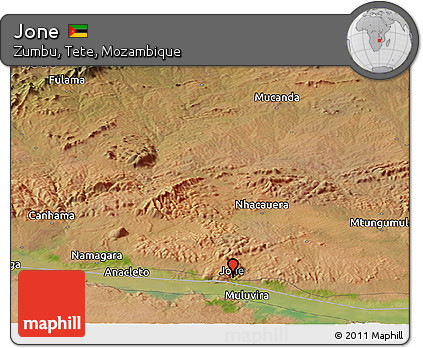 Satellite Panoramic Map of Jone
