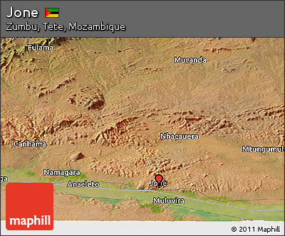 Satellite Panoramic Map of Jone