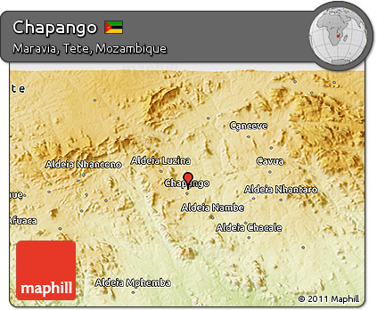 Physical 3D Map of Chapango