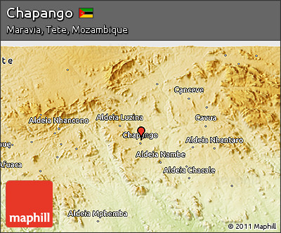 Physical 3D Map of Chapango