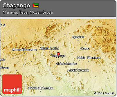 Physical 3D Map of Chapango