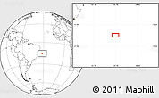 Blank Location Map of the area around 15° 27' 46" S, 32° 13' 30" W