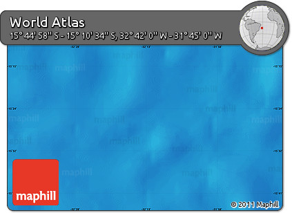 Physical Map of the Area around 15° 27' 46" S, 32° 13' 30" W