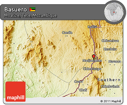 Physical 3D Map of Basuero