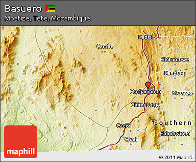 Physical 3D Map of Basuero