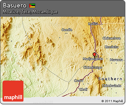 Physical 3D Map of Basuero