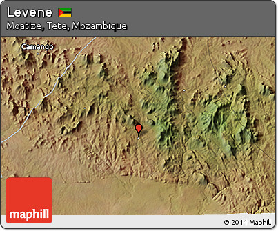 Satellite 3D Map of Levene