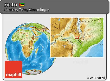 Physical Location Map of Sicito