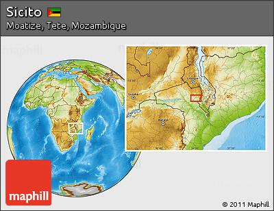 Physical Location Map of Sicito
