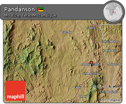 Satellite Map of Pandanson