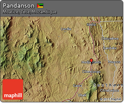 Satellite Map of Pandanson