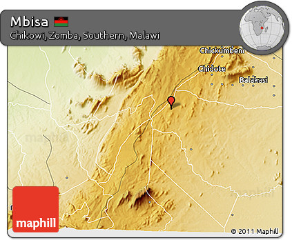 Physical 3D Map of Mbisa