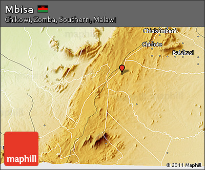 Physical 3D Map of Mbisa