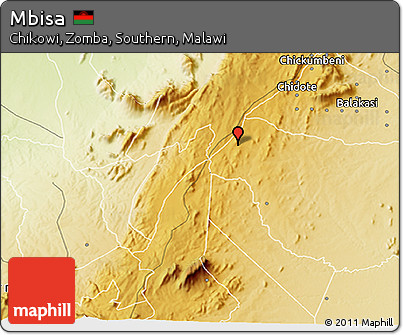 Physical 3D Map of Mbisa