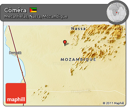 Physical 3D Map of Còméra
