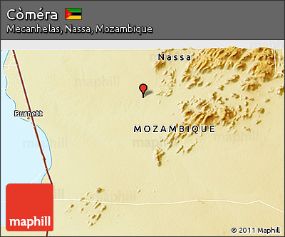 Physical 3D Map of Còméra