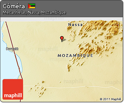 Physical 3D Map of Còméra