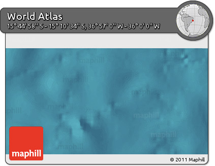 Satellite 3D Map of the Area around 15° 27' 46" S, 36° 28' 30" W