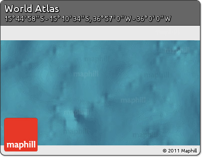 Satellite 3D Map of the Area around 15° 27' 46" S, 36° 28' 30" W